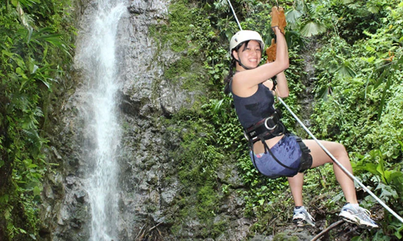 Pure Adrenaline Canyoning Waterfall Rappel + Canopy