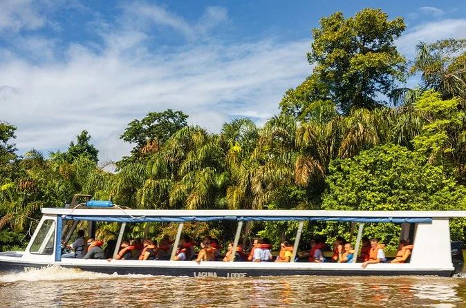 Shared Shuttle La Fortuna to Tortuguero (Van + Boat)